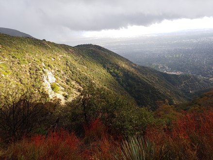 Looking Back on Lower Sam Merrill Climb