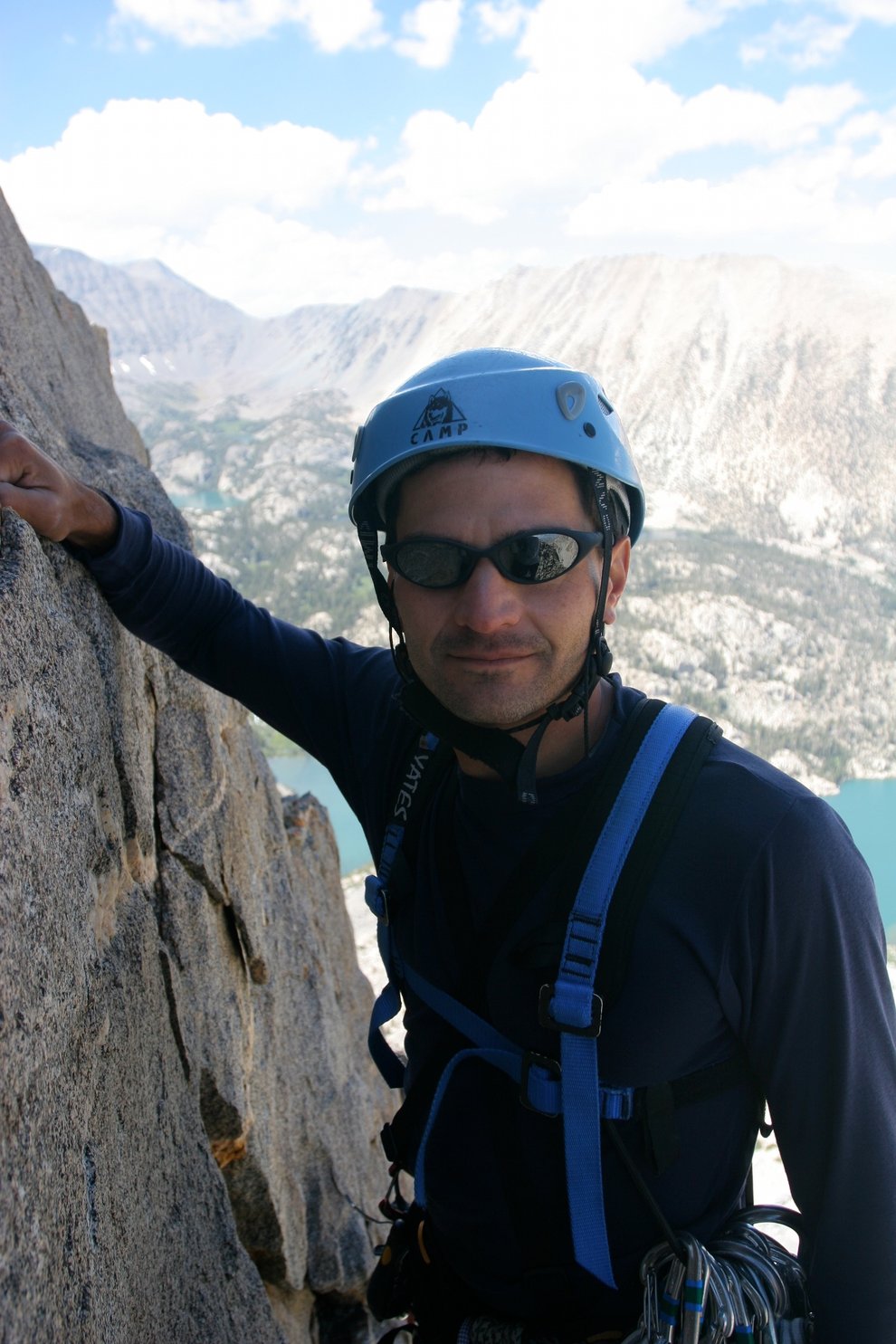 Michael Ybarra on Temple Crag (photo: Misha Logvinov)