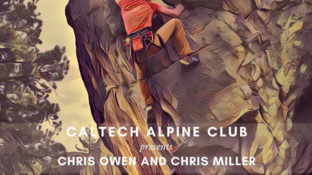 Talk by Chris Owen and Chris Miller on their new climbing guidebook Holcomb: Sky Forest Gold