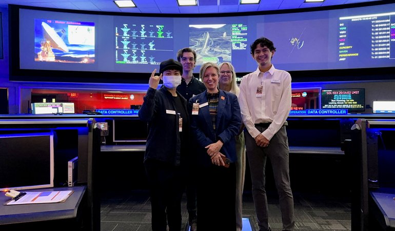 AMT Team at JPL Mission Control, 2023