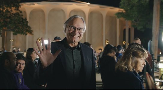 Professor Richard Andersen before his Watson Lecture on November 8th, 2023