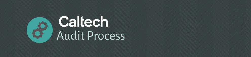 Caltech Audit Process