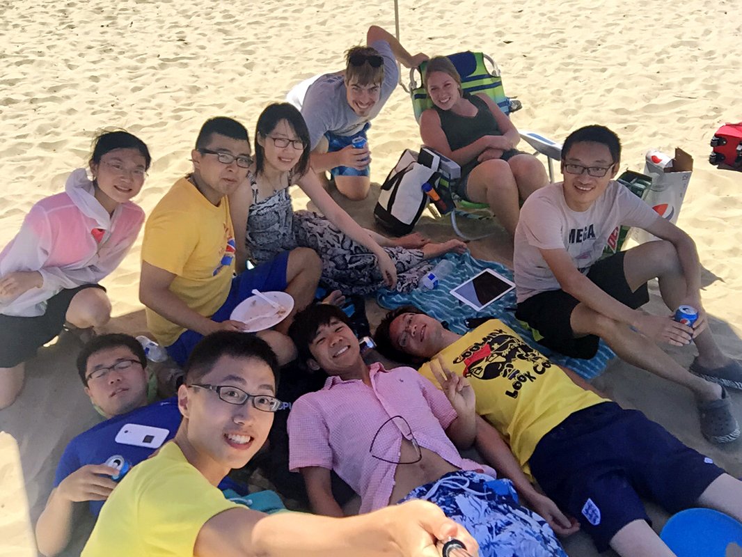 August 2015 group beach pic