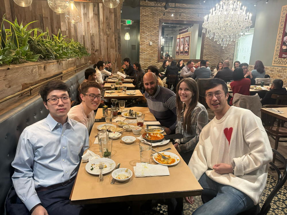 Part of Yang lab reunion