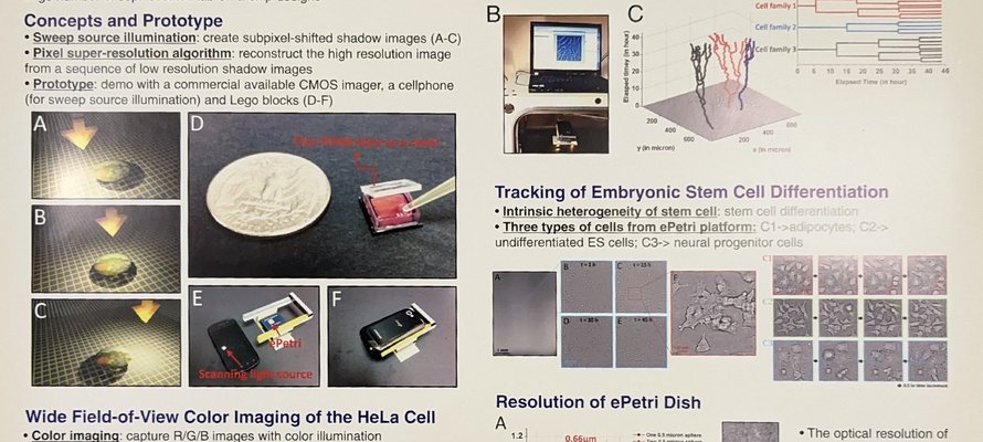 Image of Digital Petri Dish (ePetri) for On-chip Cell Culture Monitoring research poster