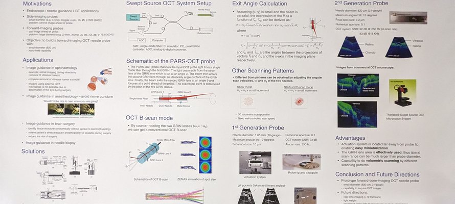 Image of Paired Angle Rotation Scanning Optical Coherence Tomography (PARS-OCT) Forward-Imaging Probe research poster