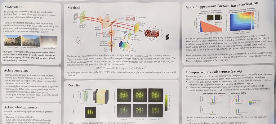 Image of Cutting through Glare using Coherent-Gated Negation research poster