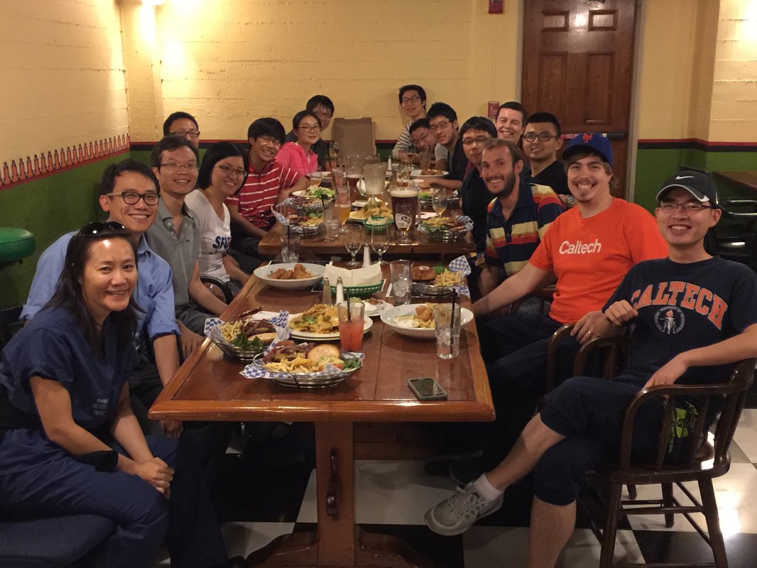 Oct 2015 group dinner
