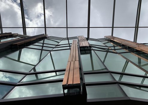 outside of building