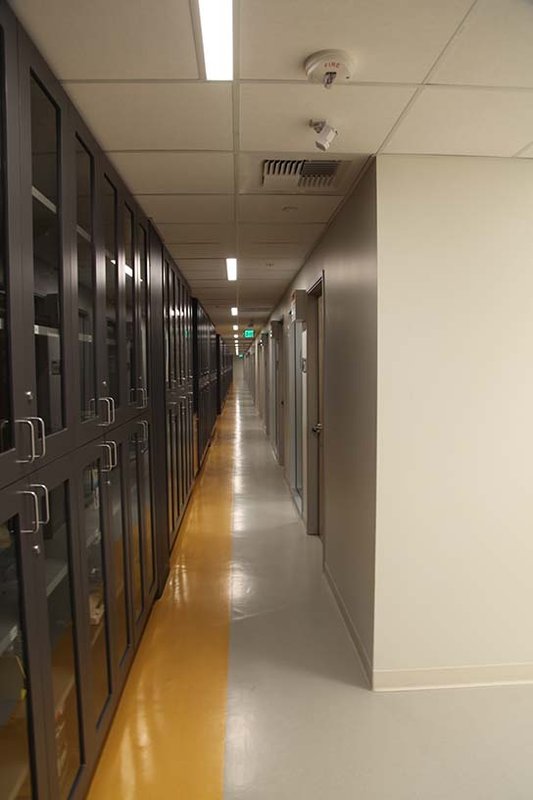 Lab corridor
