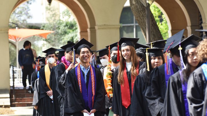 Graduates at the 2022 Commencement