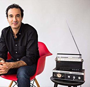 Jad Abumrad with radio 1 (credit Lizzy Johnston)