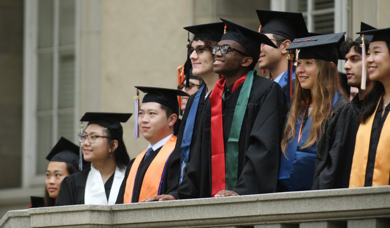 Graduates at the 2023 Commencement ceremony
