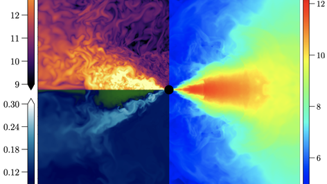 Accretion disk formed in a Neutron star - black hole collision