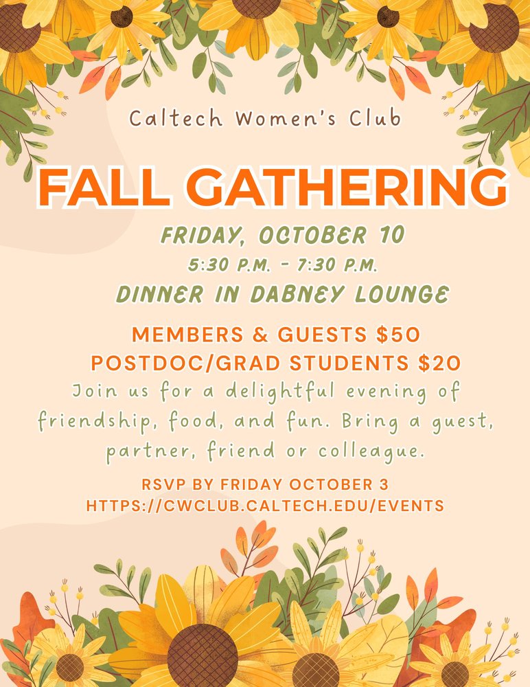 Fall Gathering 2025 invitation