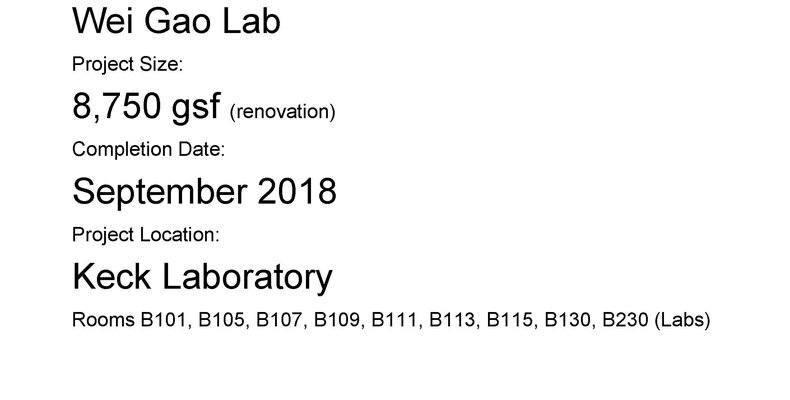 Gao Lab Outline