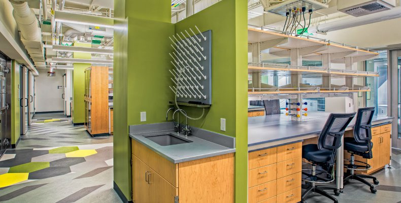 New lab space for Professor Parker