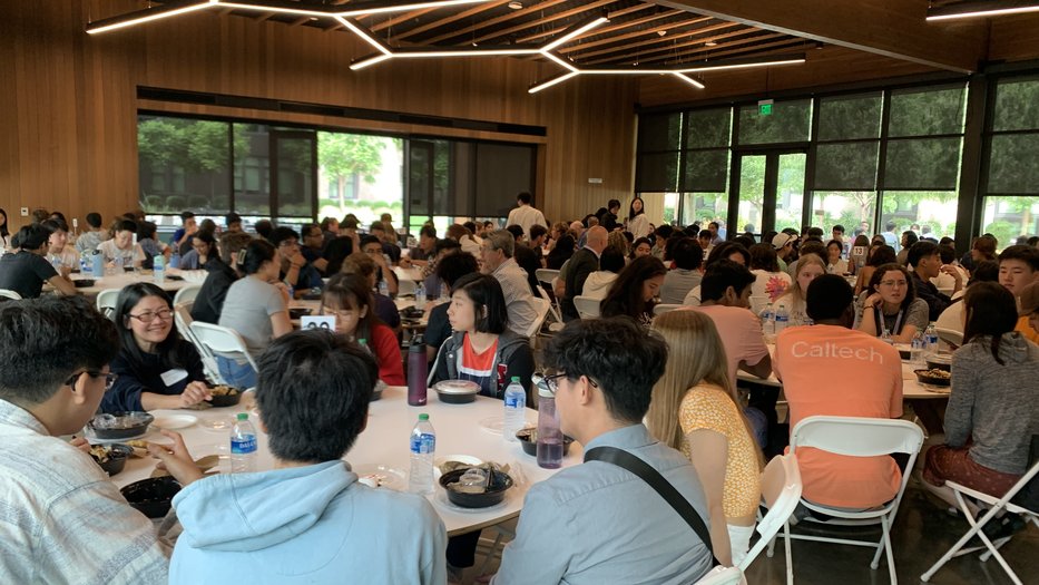 photos of students at Advisor Luncheon