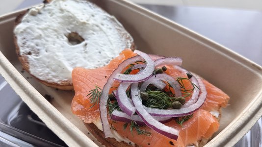 Lox Bagel New Red Door Item