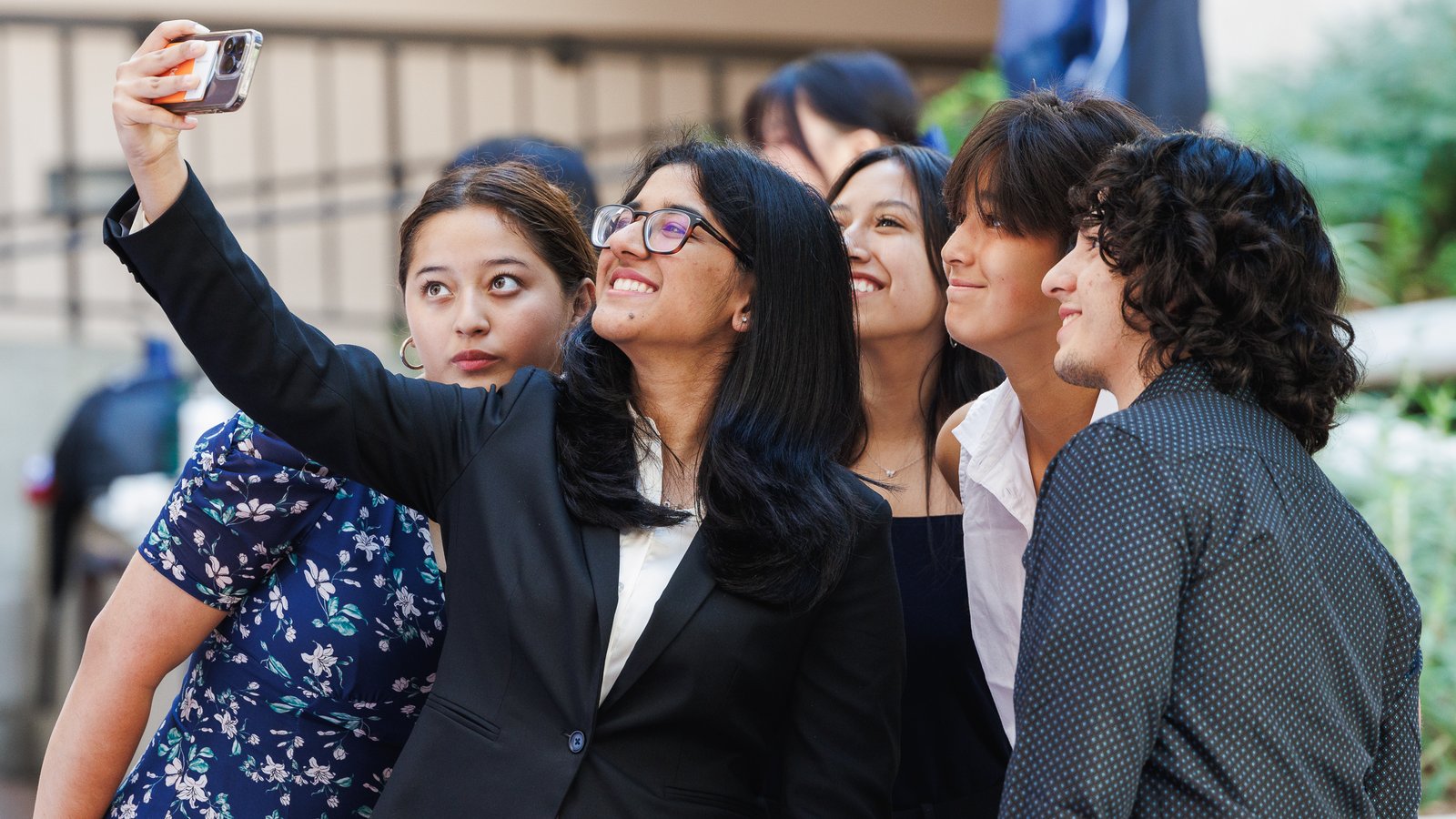 A group of FSRI students taking a selfie