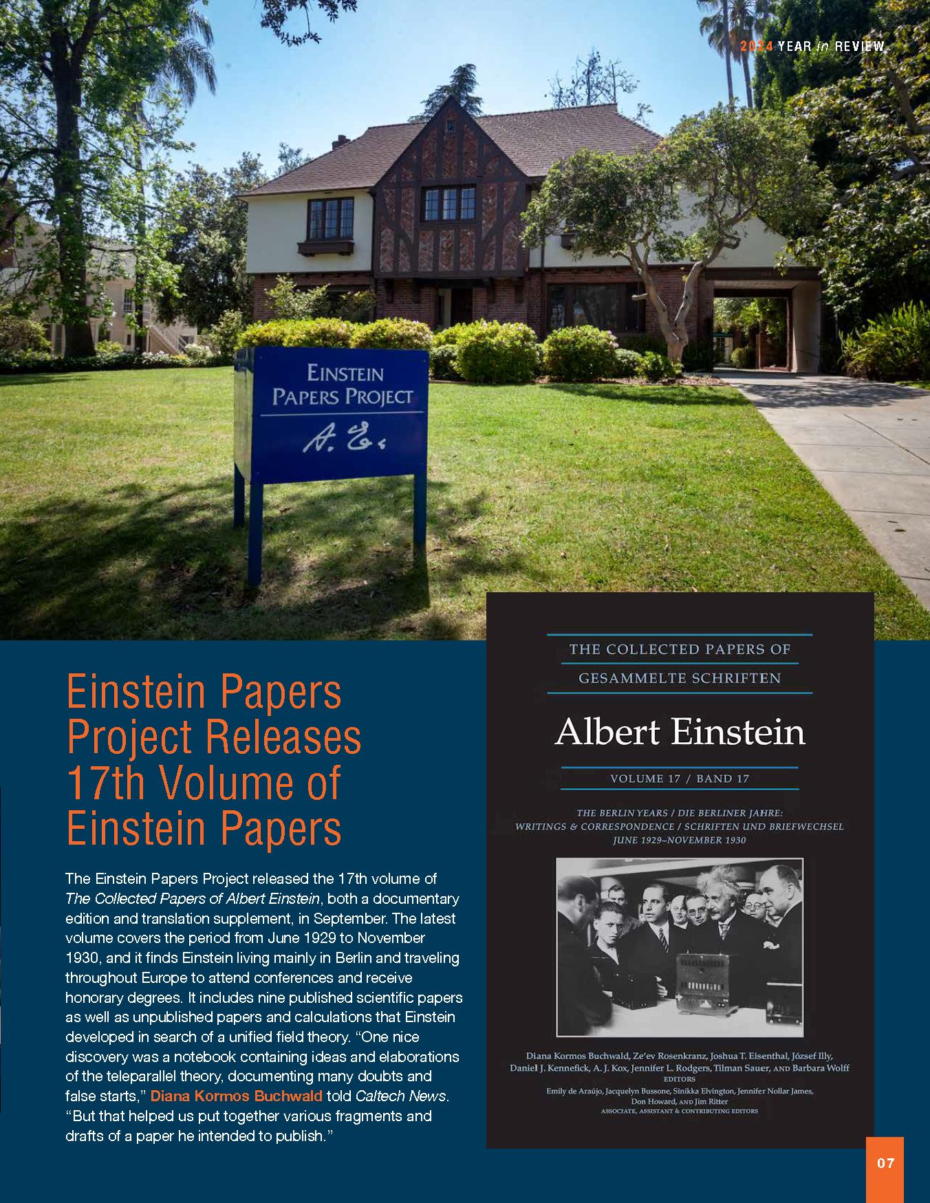 picture of EPP with book cover of CPAE vol. 17 + blurb about the book release
