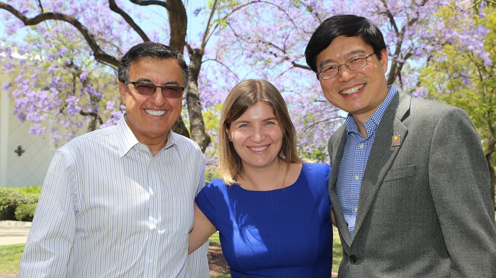 Professors Gharib, Gradinaru, and Wang