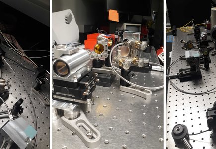 Picture of the IR testbed