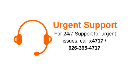 Urgent Support Call 626-395-4717