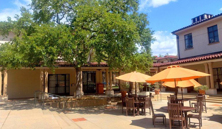Avery House courtyard