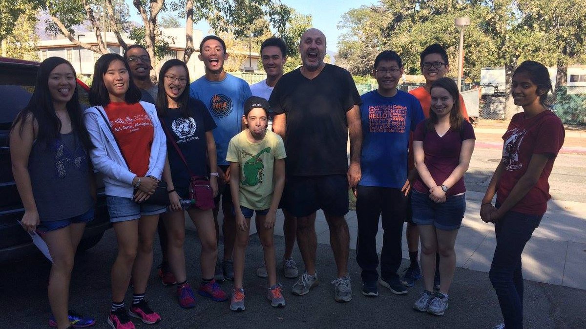 Professor Rangel and students