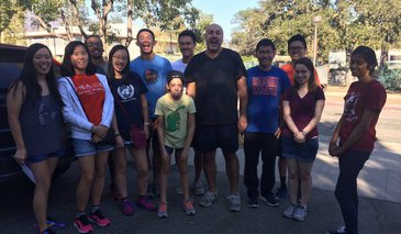 Professor Rangel and students