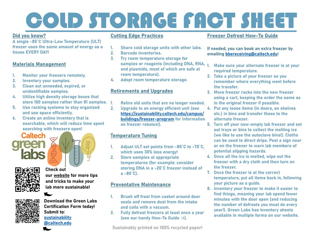 Cold Storage Fact Sheet - Detailed