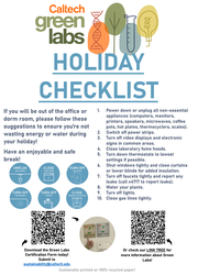 Holiday Checklist