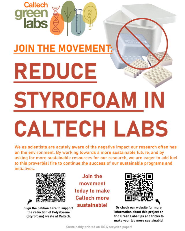 Styrofoam Petition Poster