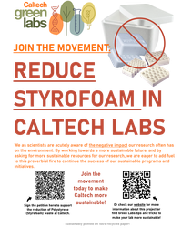Styrofoam Petition Poster