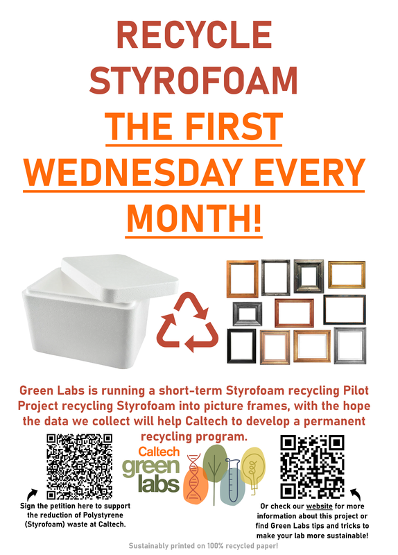 Styrofoam recycling general poster