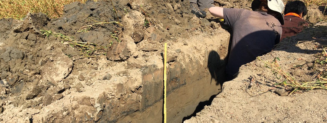 Big Horn river trench
