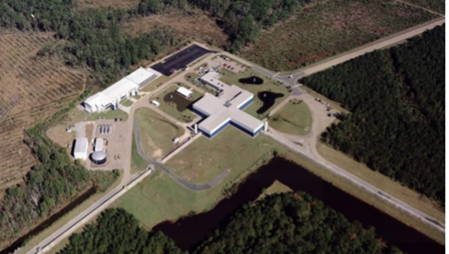 Aerial view of LIGO facility