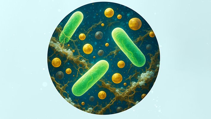 graphic of bacterial cells