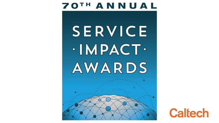 Service Impact Awards logo in blue