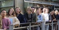 Peters Group Photo November 2022 outside Schlinger