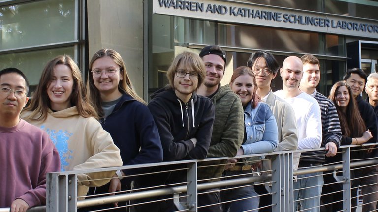 Peters Group Photo November 2022 outside Schlinger