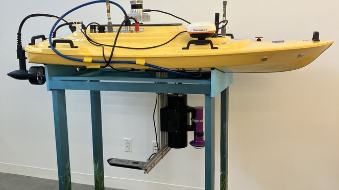 drone boat at rsc