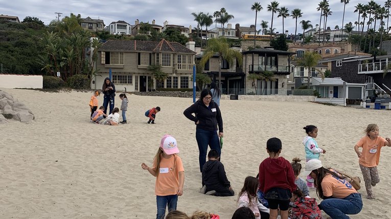 kids on beach