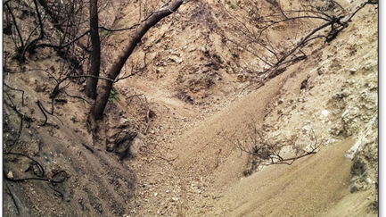 Debris flow initation