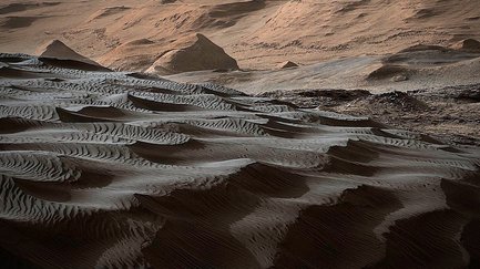 Wind ripples on Mars