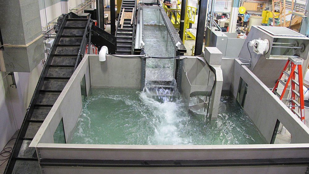 12 meter Tilting Flume