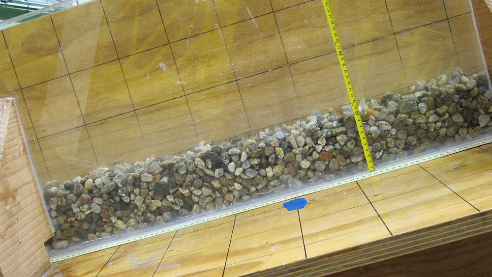 Debris flow experiments