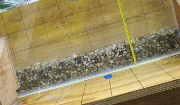 Debris flow experiments