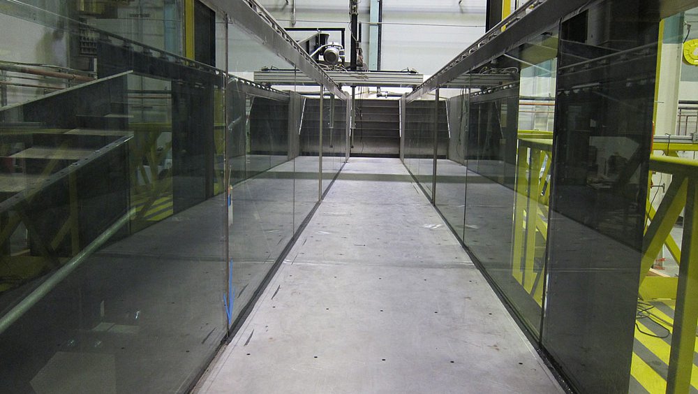 12 meter Tilting Flume